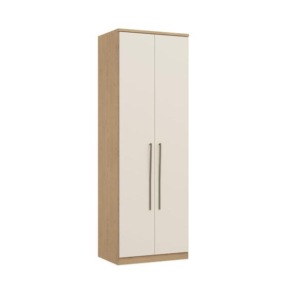 Imagem de Guarda Roupa Modulado Elegance 2 Portas 78,5 cm - Carvalho/Off White