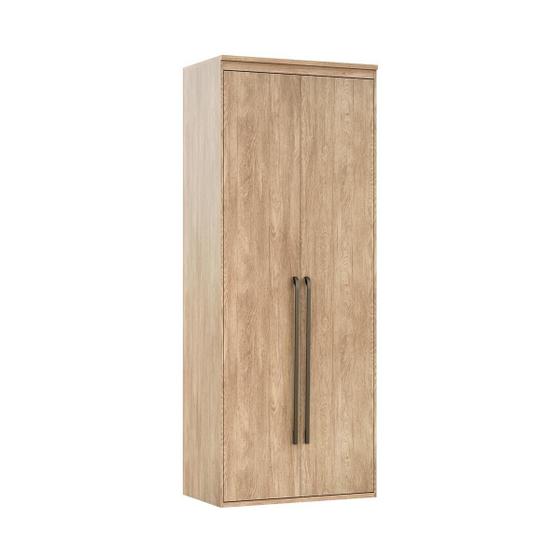 Imagem de Guarda Roupa Modular 2 Portas com Prateleiras MDF 90 cm Lotus Belmax