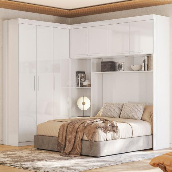 Imagem de Guarda Roupa Modular Casal 7 Portas 5 Gavetas Veneza - Moval