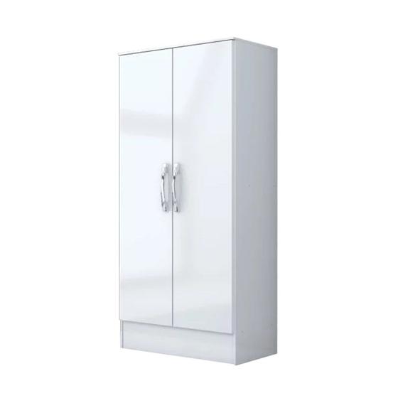 Imagem de Guarda Roupa Multiuso B14 02 Portas com Pés Branco - Briz