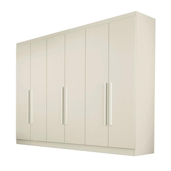 Imagem de Guarda Roupa Oslo 6 Portas 4 Gavetas MDF - MadeMarcs