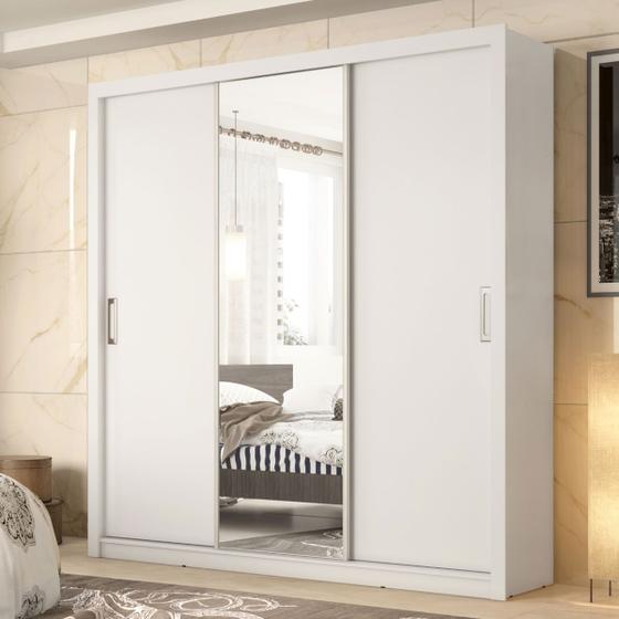 Imagem de Guarda-Roupa Residence 3 Portas Branco - Demóbile