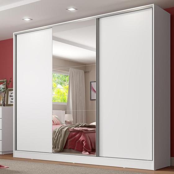 Imagem de Guarda Roupa Royale Espelho MDF 3 Portas Correr Madesa