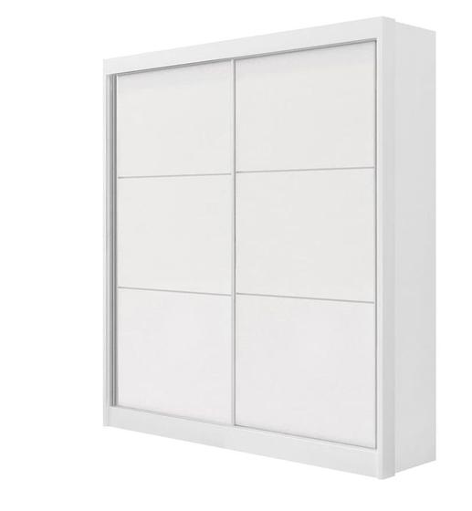 Imagem de Guarda Roupa Solteiro 2 Portas 3 Gavetas - Santorini-Branco - Móveis D'Doro