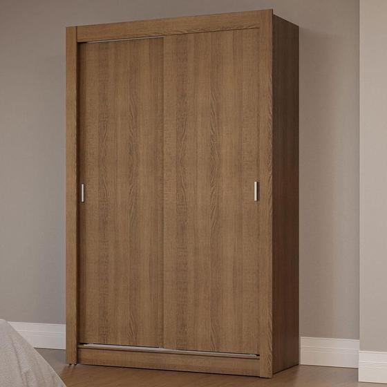 Imagem de Guarda-Roupa Solteiro 2 Portas de Correr Rustic Milano Madesa