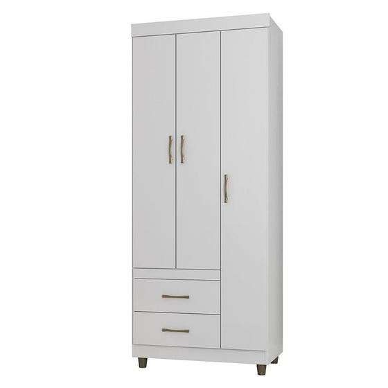 Guarda Roupa Solteiro 2232 Branco Araplac Menor preço em Guarda Roupa Solteiro 2232 Branco Araplac