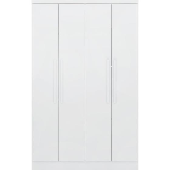 Guarda Roupa Solteiro 4 Portas 2 Gavetas Luna Menor preço em Guarda Roupa Solteiro 4 Portas 2 Gavetas Luna