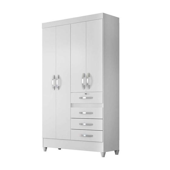 Guarda roupa solteiro sobral moval branco Menor preço em Guarda roupa solteiro sobral moval branco