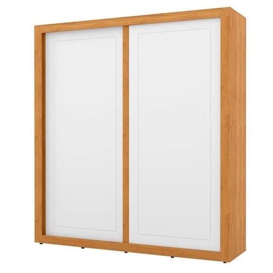 Imagem de Guarda Roupa Tutto New 2 Portas De Correr Freijó Branco Soft - Matic
