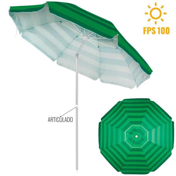 Guarda Sol em Alumínio Articulado com Proteção Solar 2,4 Metros 003709 MOR Menor preço em Guarda Sol em Alumínio Articulado com Proteção Solar 2,4 Metros 003709 MOR