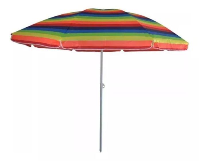 Guarda Sol Inox 2,40M Estampado Diversas Cores IMPORTWAY Menor preço em Guarda Sol Inox 2,40M Estampado Diversas Cores IMPORTWAY