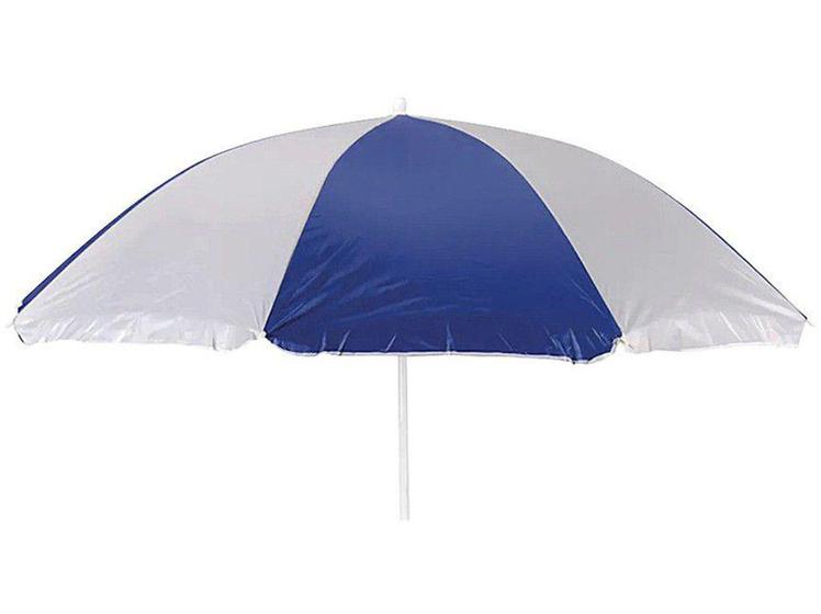 Guarda-Sol Mor 1,8m Fashion - Branco e Azul Menor preço em Guarda-Sol Mor 1,8m Fashion - Branco e Azul