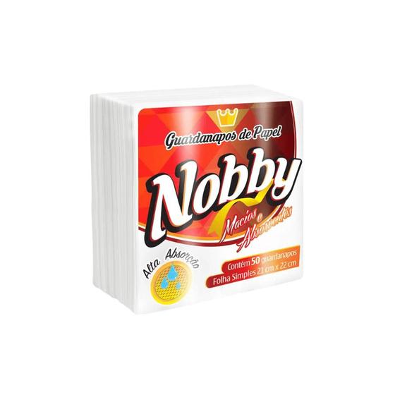 Guardanapo 21x22cm folha simples Nobby com 50 folhas Menor preço em Guardanapo 21x22cm folha simples Nobby com 50 folhas