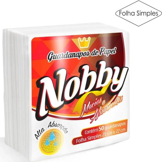 Guardanapo de Papel Folha Simples Pequeno 22x21cm Nobby Pct/ 50 unidades. Macios e Absorventes. Menor preço em Guardanapo de Papel Folha Simples Pequeno 22x21cm Nobby Pct/ 50 unidades. Macios e Absorventes.
