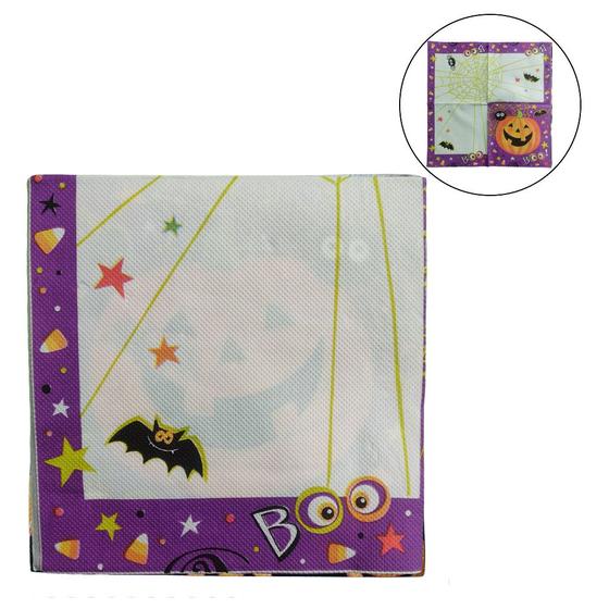 Imagem de Guardanapo de Papel Halloween Roxo 33cm 20 Unidades