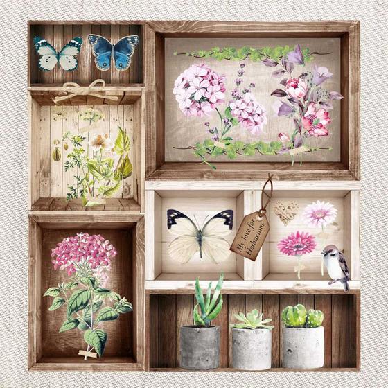 Imagem de Guardanapo Decoupage Floral - Ref. 1007