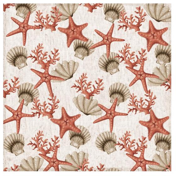 Imagem de Guardanapo Mesa Linho Off Coral - Decortextil