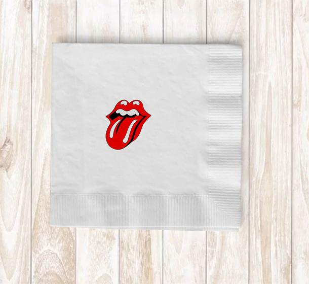 Imagem de Guardanapo Papel Coquetel Rock Rolling Stones 50und