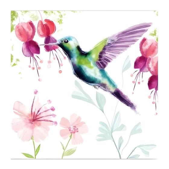 Imagem de  Guardanapos para Decoupage Ambiente Colibri 2 Unidades