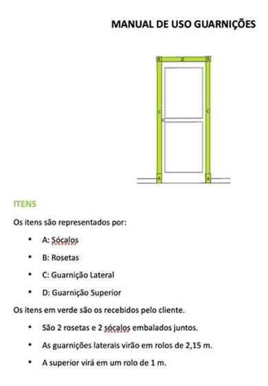 Imagem de Guarnição Moldura Para Porta Eva Autocolante 5,30 Mts