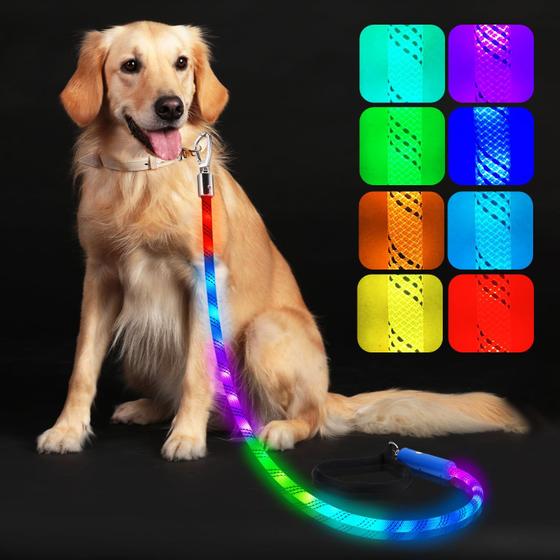 Imagem de Guia de LED Xeuch para Cães - Iluminação para Caminhadas Noturnas