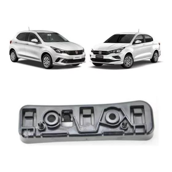 Guia do Para-choque Dianteiro Lado Esquerdo (motorista) - Fiat Argo / Cronos Imagem de Guia do Para-choque Dianteiro Lado Esquerdo (motorista) - Fiat Argo / Cronos