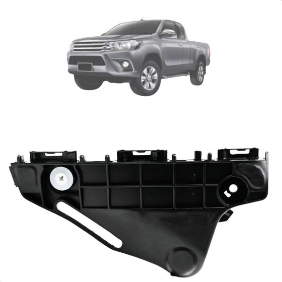 Imagem de Guia Parachoque Dianteiro Hilux 2016 17 18 19 2020 2021 2022