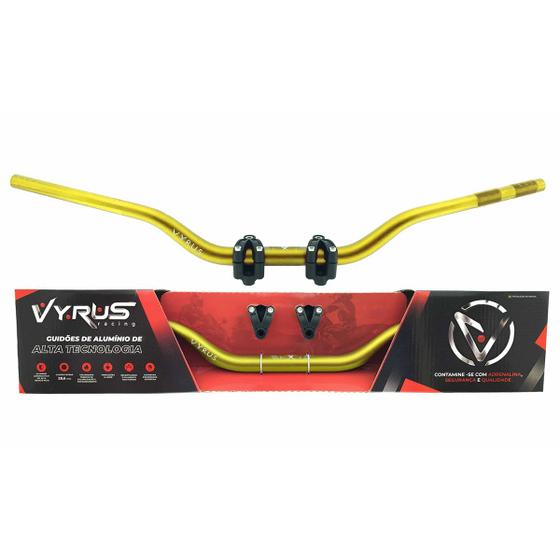 Imagem de Guidão Alto 28mm Fatbar Vyrus C/ Adaptador Motocross