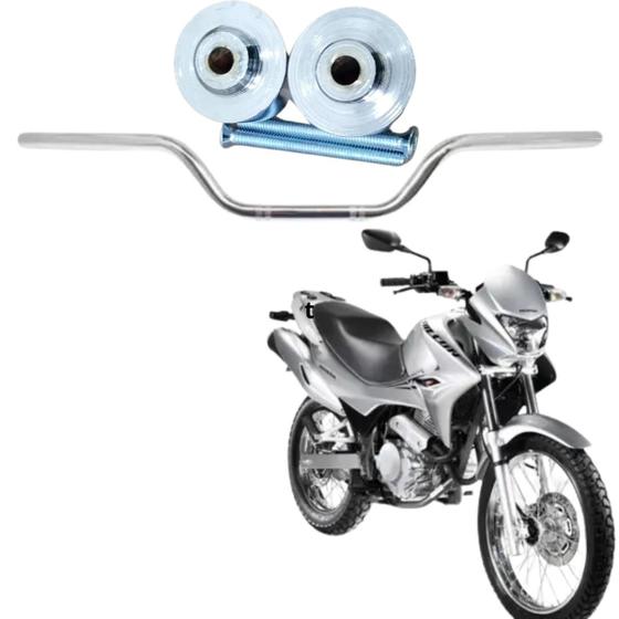Imagem de Guidão Cromado Moto Honda PCX 150 com Peso Compatível Com Todos Anos Design Acessórios
