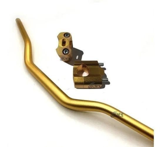 Imagem de Guidão Fat Bar Dourado Cb300 Fer Next Xj6 Hornet Twister