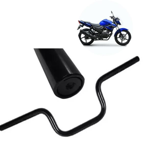 Imagem de Guidão Moto Factor 125 150 Fazer 150 Preto Fosco Yamaha Com Rosca Interna Original Automotivo