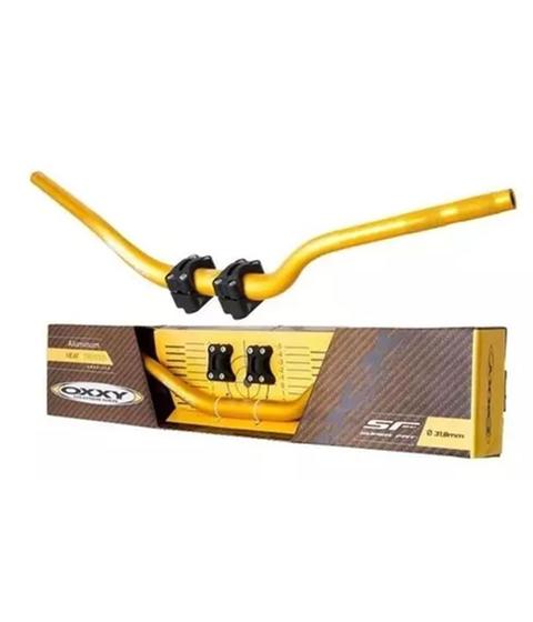 Imagem de Guidão Oxxy Dourado Alto 31mm Crf 250f Crf 230 Bros 160 Xre