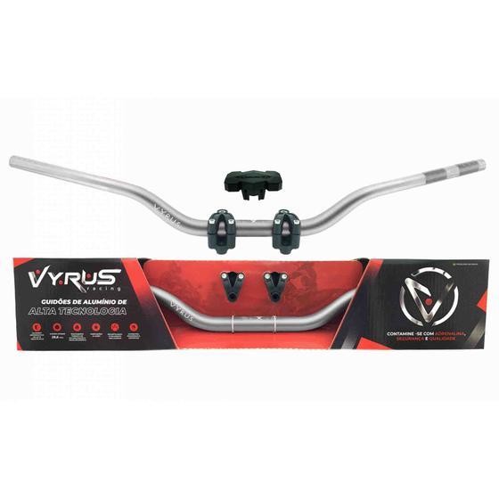 Imagem de Guidão Vyrus Alto Fat Bar 28mm C/ Protetor Espuma