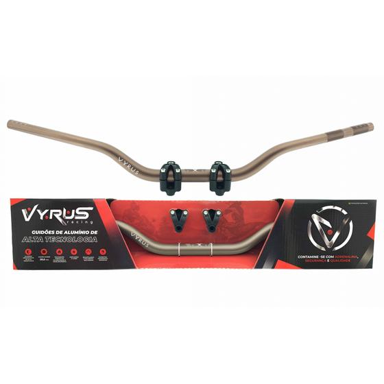 Imagem de Guidão Vyrus Alto Fat Bar 28mm Trilha Motocross