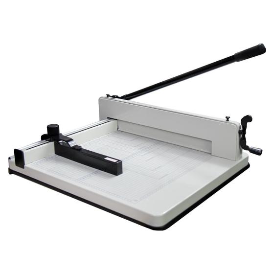 Guilhotina Cortador de Papel A3 para 400 Folhas - SG-858 Menor preço em Guilhotina Cortador de Papel A3 para 400 Folhas - SG-858