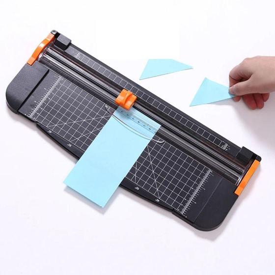 Guilhotina Cortador De Papel Refiladora A4/A5 Portátil 38 cm - Yins Menor preço em Guilhotina Cortador De Papel Refiladora A4/A5 Portátil 38 cm - Yins