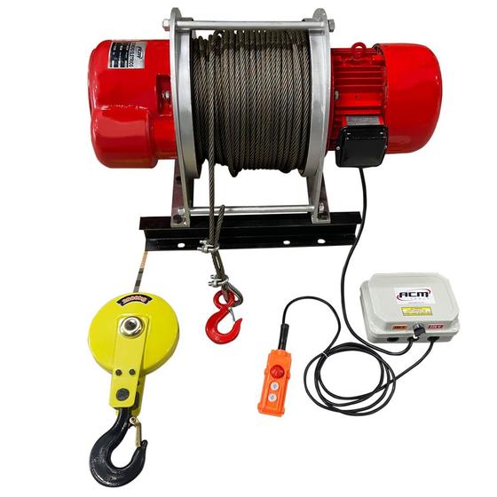 Imagem de Guincho Elétrico  2Ton com 100Mts 220/380V Trifásico GE2000-2/100 ACM TOOLS