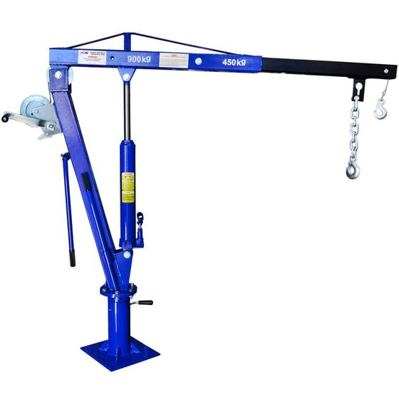 Guincho hidráulico 900Kg giratório para caminhonete com carretilha e suporte GC900CS ACM TOOLS Menor preço em Guincho hidráulico 900Kg giratório para caminhonete com carretilha e suporte GC900CS ACM TOOLS