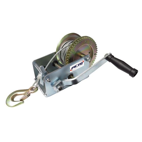 Imagem de Guincho Manual Carretilha 1100Kg com 10Mts Cabo Aço GC1100C ACM TOOLS