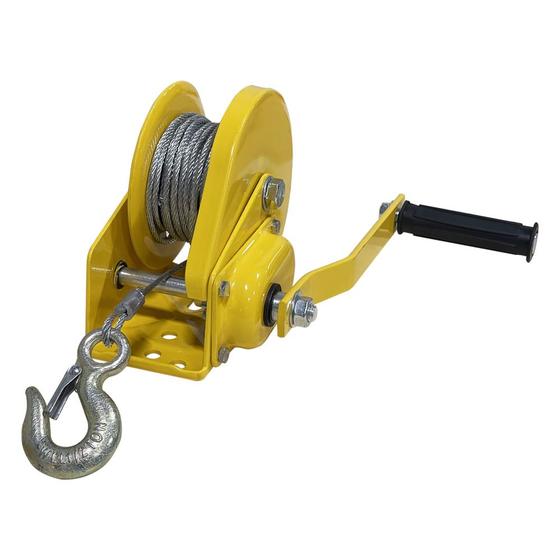 Imagem de Guincho Manual Carretilha com Freio 545Kg com 12Mts Cabo de Aço ACM TOOLS