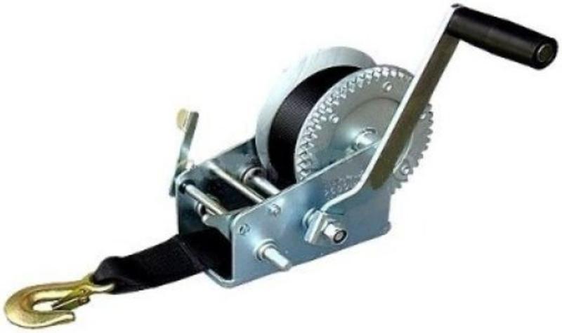 Guincho Manual Catraca 2500 lb para Carreta de Barcos e Lanchas 1700kg com Fita em Nylon Menor preço em Guincho Manual Catraca 2500 lb para Carreta de Barcos e Lanchas 1700kg com Fita em Nylon