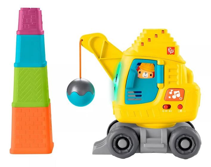 Imagem de Guindaste Brinquedo Para Bebês Fisherprice Aprenda Contar