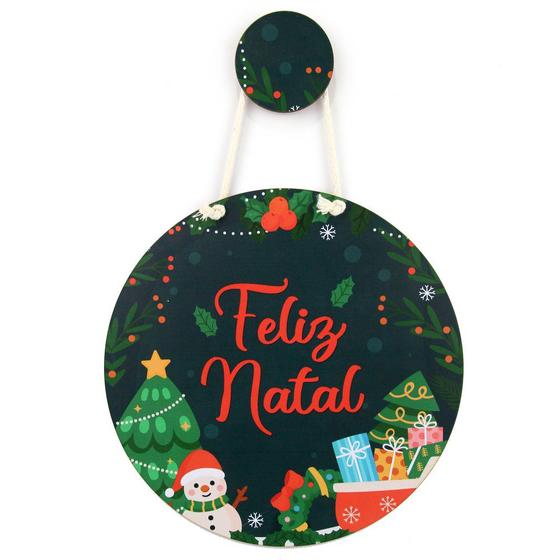 Imagem de Guirlanda de Natal Enfeite Decorativo Natalino Porta Decoração