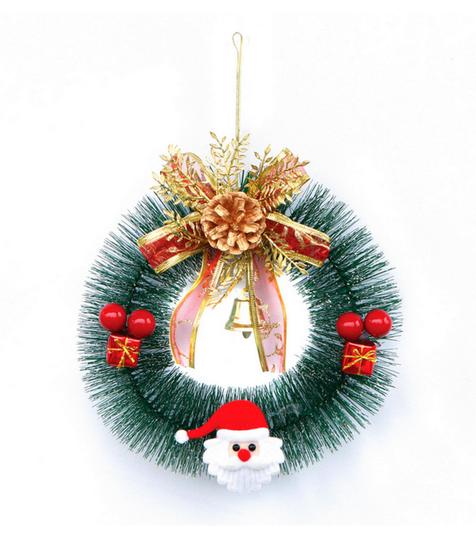 Guirlanda Pequena de Natal Nevada de Porta 20cm - Envio Já - Wincy Natal Menor preço em Guirlanda Pequena de Natal Nevada de Porta 20cm - Envio Já - Wincy Natal