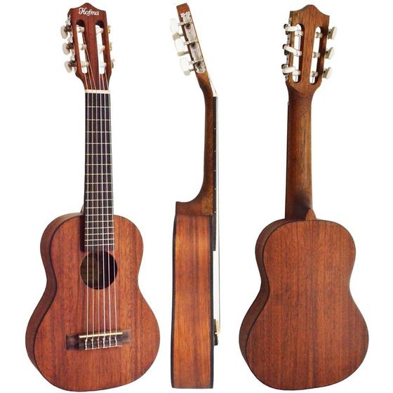 Imagem de Guitalele Barítono Shelby Hofma Gk6m Stnt Satin Natural Mogno