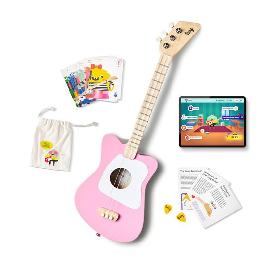 Imagem de Guitarra Acústica Infantil Loog Mini - 3 Cordas - Ideal para Iniciantes