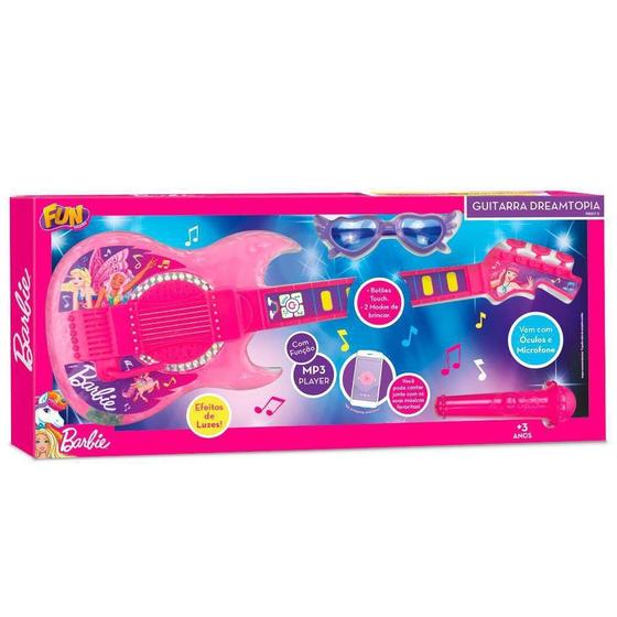 Imagem de Guitarra Barbie Dreamtopia - F0057-5 - Fun