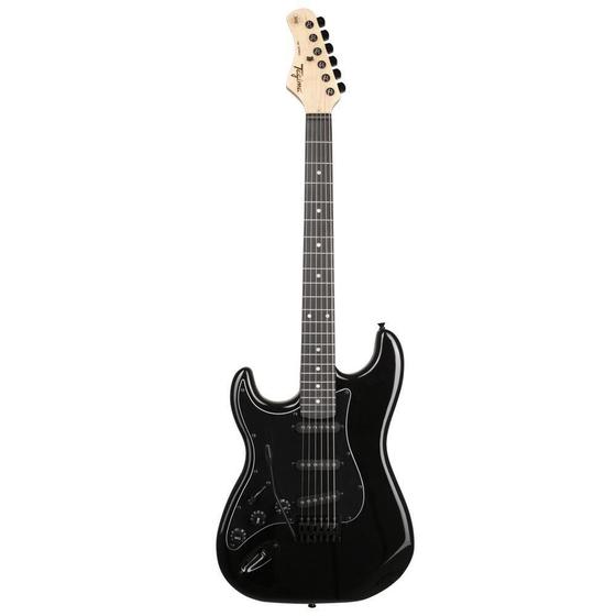 Imagem de Guitarra Canhoto Strato TW Tagima TG-500 LH Black TG500