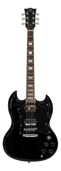 Imagem de Guitarra Elétrica Michael Sg Gm850n De Tília Black Com Diap