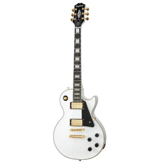 Imagem de Guitarra EpiPhone Les Paul Custom Aw-alpine White